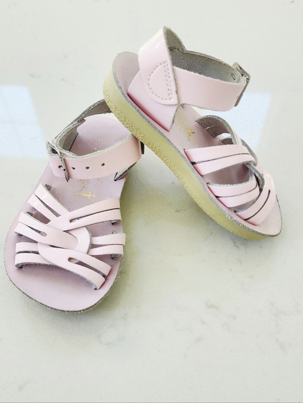 Pink Saltwater Sandals for Kids - Size 5 - Picture 5 of 5